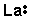 Lanthanum - Lewis Dot Diagram